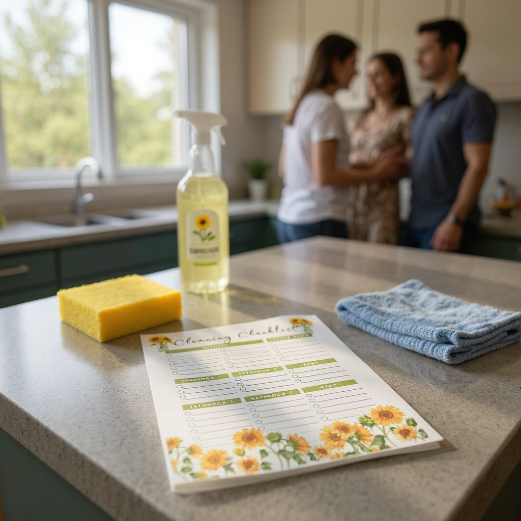Magnetic Tear-Away Room-by-Room Cleaning Checklist Pad – Chore Chart for Busy Moms