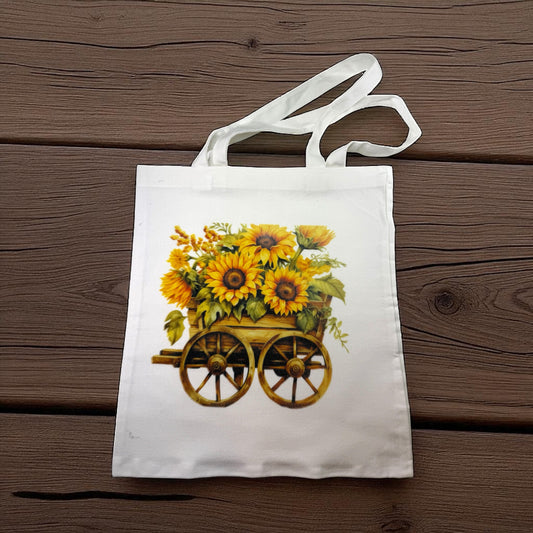 🌻 Sunflower Tote Bag – Eco-Friendly Reusable Carryall