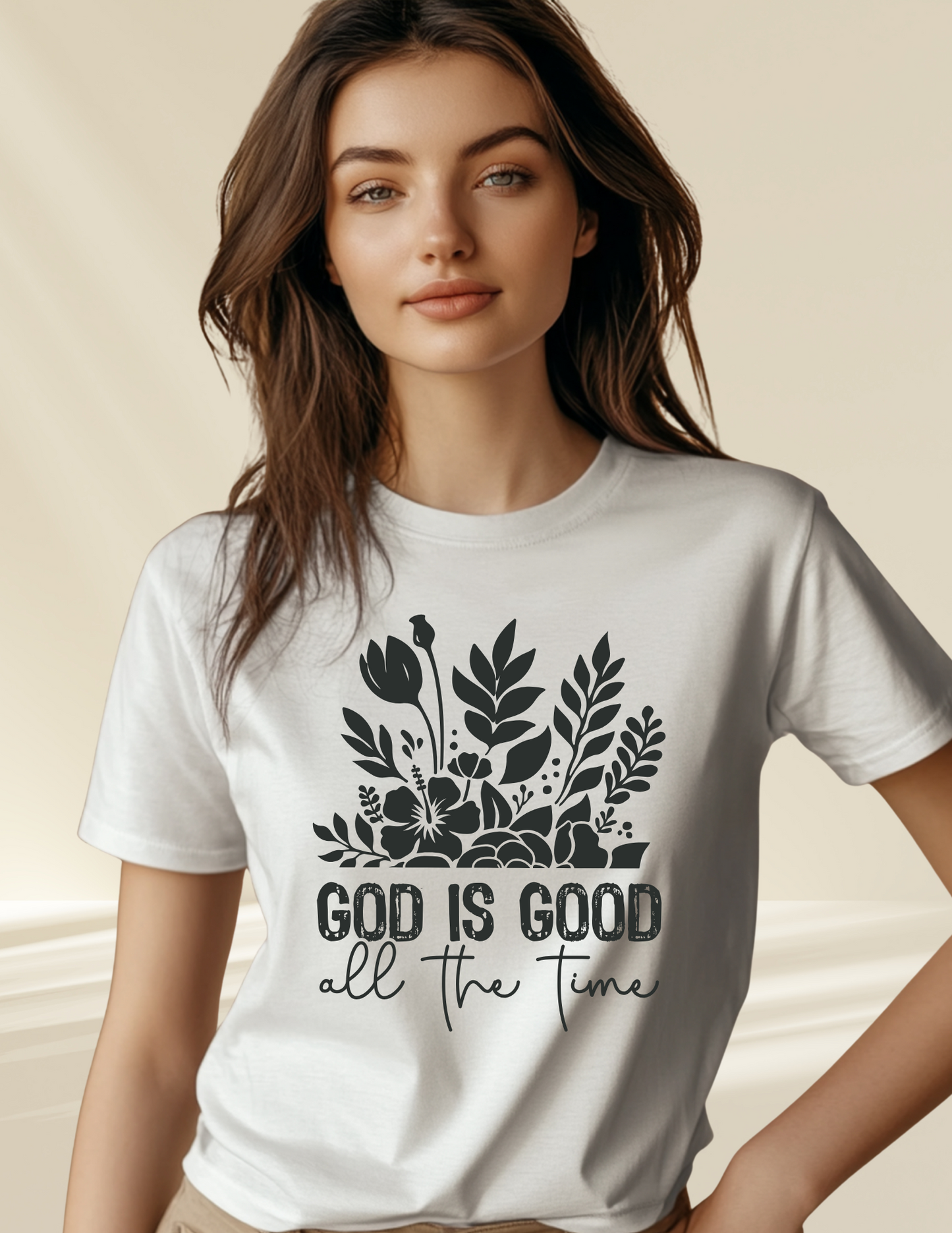 God Is Good All the Time -Pink Tee