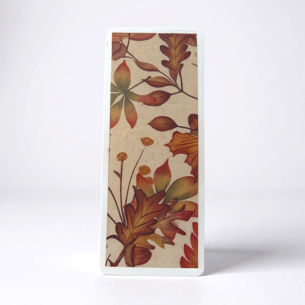 Fall Bookmark Bundle – 5 Pack | 2x6 Laminated Cardstock Bookmarks | Autumn Reading Accessories