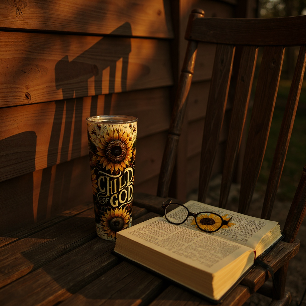 ✝️ Child of God Tumbler – Faith-Inspired Insulated Cup