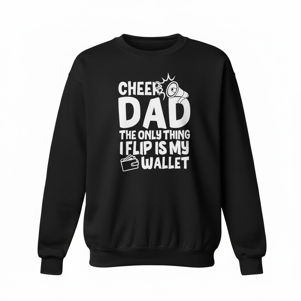 Effy’s Creations Cheer Dad wallet durable flip wallet for cheer dads