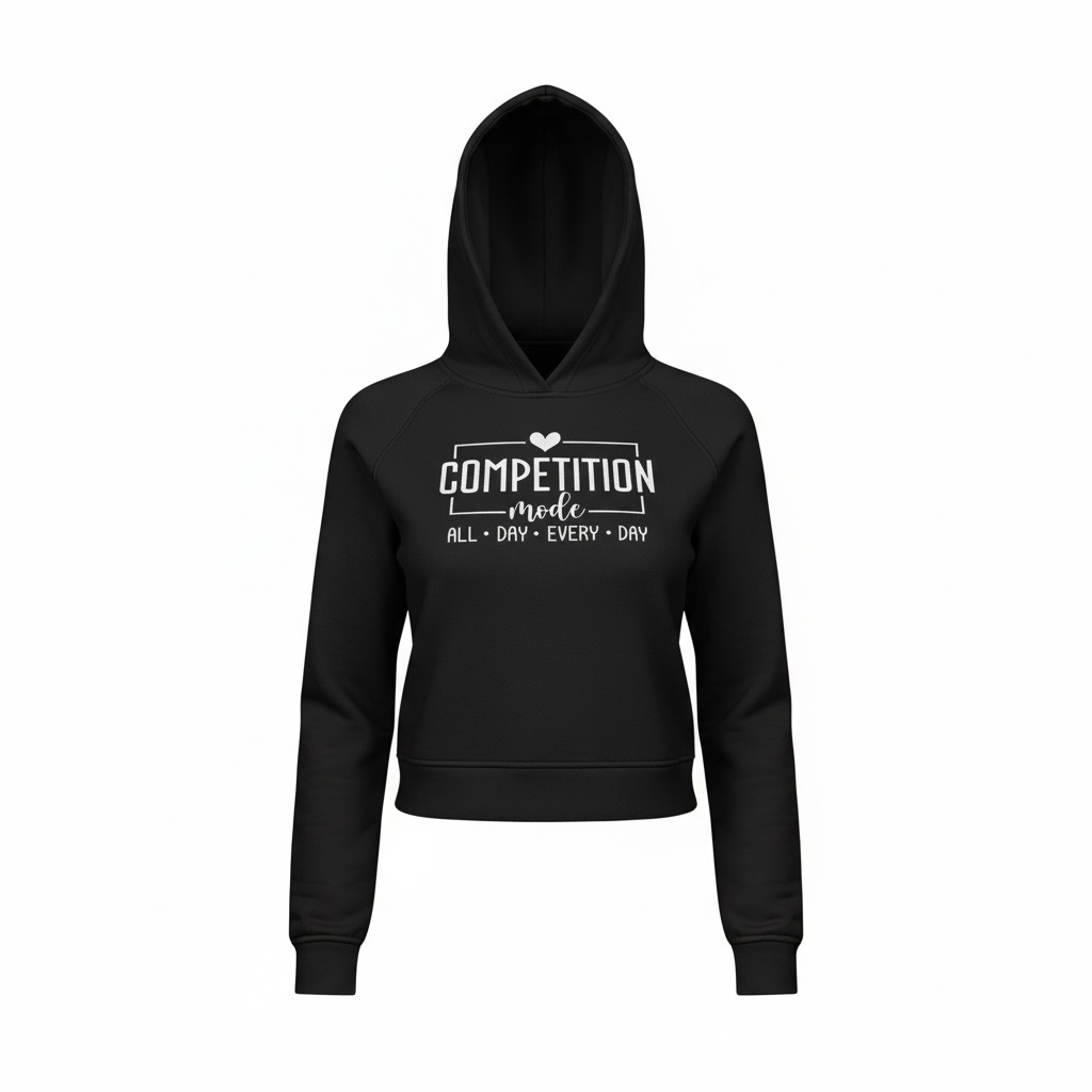 Competition Mode women’s hoodie front view game day pullover