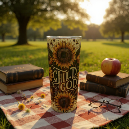 ✝️ Child of God Tumbler – Faith-Inspired Insulated Cup