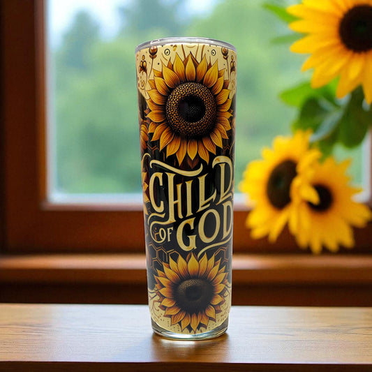 ✝️ Child of God Tumbler – Faith-Inspired Insulated Cup