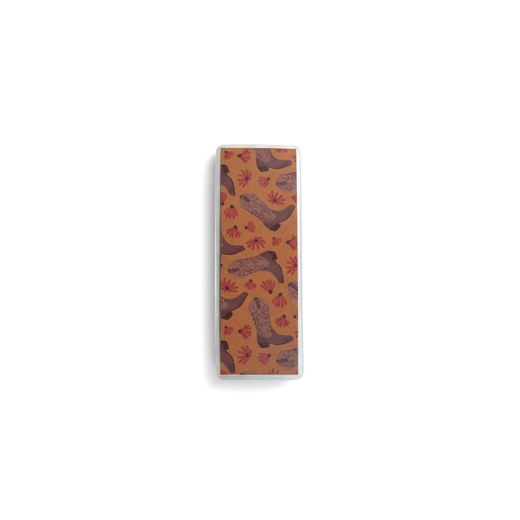 Cowgirl Boots Bookmark – 2x6 in Laminated Cardstock | Western Book Accessory