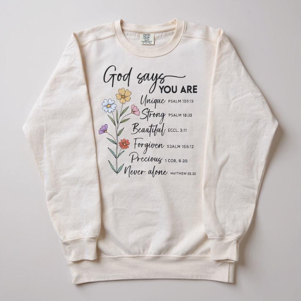 Because God says you are loved, chosen, and enough