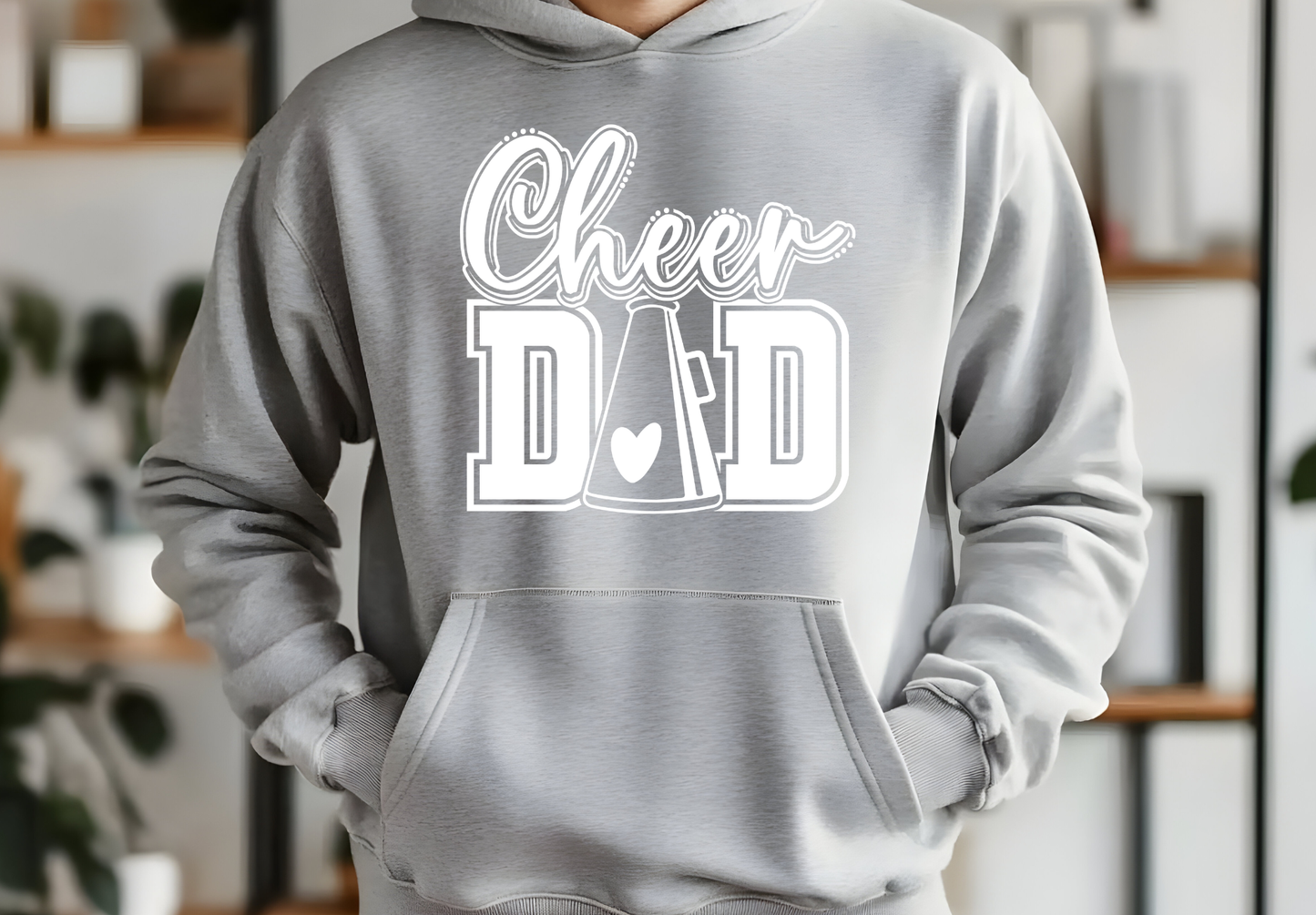 Cheer Dad Hoodie – Warm, Comfortable & Proud