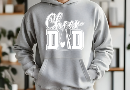 Cheer Dad Hoodie – Warm, Comfortable & Proud